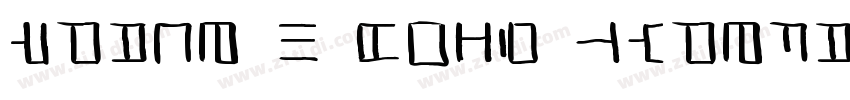 SPACE X NOID TYPEFAC字体转换